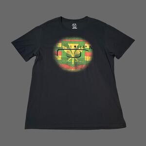 Oakley Hawaii RARE Men's Graphic Tee Size XL GUC Black